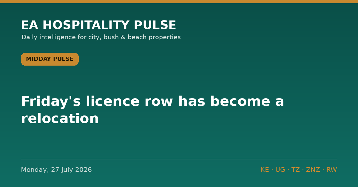 Midday Pulse — Monday, 27 July 2026