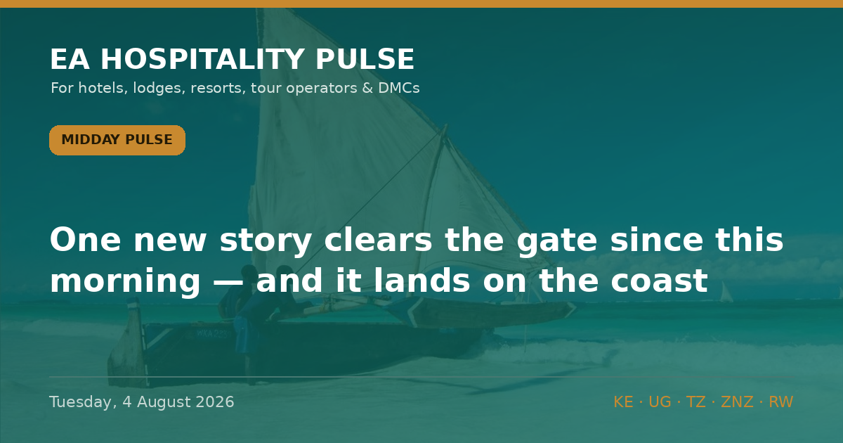 Midday Pulse — Tuesday, 4 August 2026