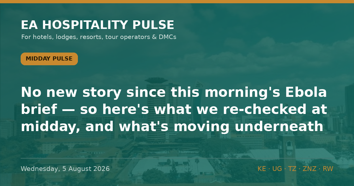 Midday Pulse — Wednesday, 5 August 2026